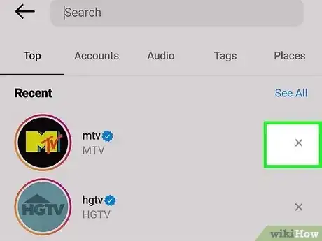 Imagen titulada Clear Instagram Search Suggestions Step 4