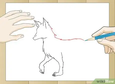 Imagen titulada Draw a Realistic Wolf Step 6