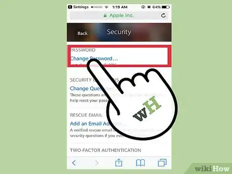 Imagen titulada Change Apple ID Password on iPhone Step 11