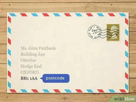 Imagen titulada Put an Address on an Envelope (Great Britain) Step 7