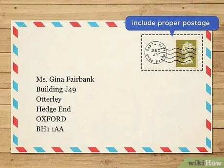 Imagen titulada Put an Address on an Envelope (Great Britain) Step 9