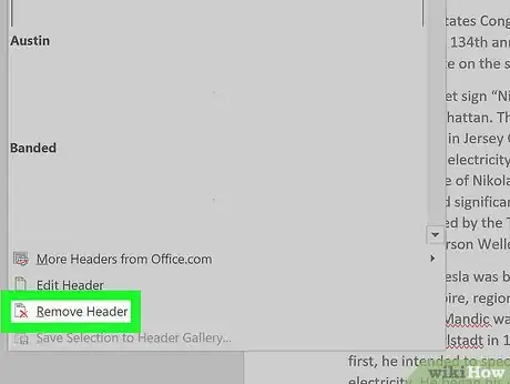 Imagen titulada Delete Headers and Footers in Word Step 4