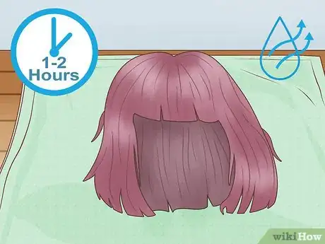 Imagen titulada Dye a Wig Using Acrylic Paint Step 16