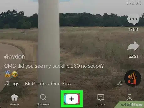 Imagen titulada Crop Music on a TikTok Video on iPhone or iPad Step 2