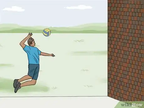 Imagen titulada Practice Volleyball Without a Court or Other People Step 8