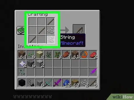 Imagen titulada Make a Fishing Rod in Minecraft Step 36