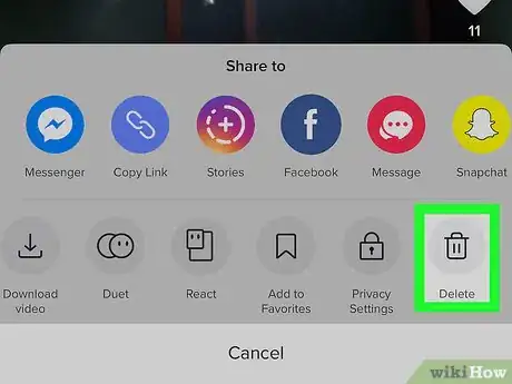 Imagen titulada Delete a TikTok Video Step 5