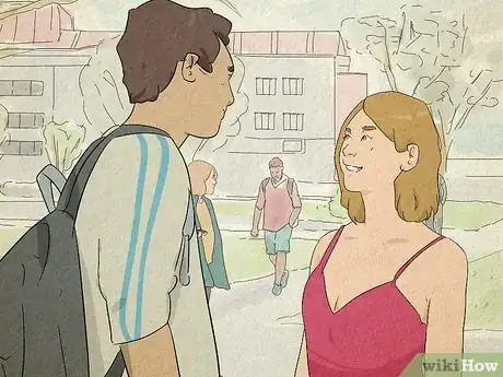 Imagen titulada Approach a Guy at School Step 2