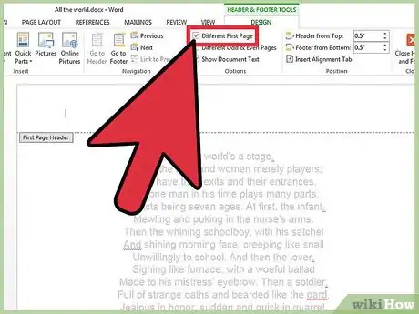 Imagen titulada Insert a Custom Header or Footer in Microsoft Word Step 10