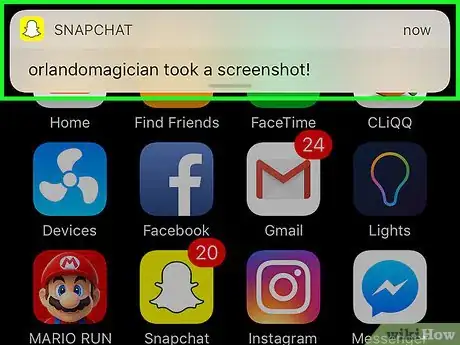 Imagen titulada Tell if Your Snapchat Was Screenshotted Step 1