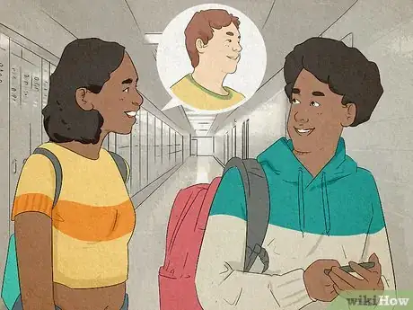 Imagen titulada Approach a Guy at School Step 1