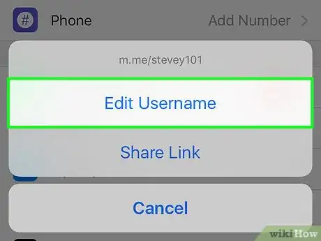 Imagen titulada Change Your Facebook Messenger Username Step 5