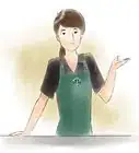 poner una orden en Starbucks