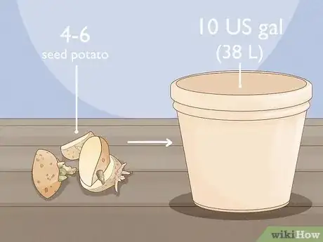Imagen titulada Plant Potatoes in Pots Step 4