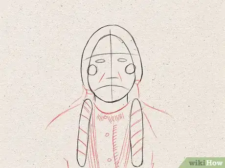 Imagen titulada Draw a Native American Face Step 7