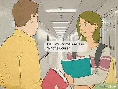 Imagen titulada Approach a Guy at School Step 4