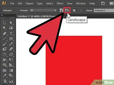 Imagen titulada Change to Landscape in Adobe Illustrator Step 2