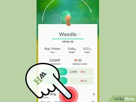 Imagen titulada Evolve Pokémon in Pokemon GO Step 8