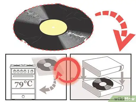 Imagen titulada Fix a Warped Vinyl Record Step 9