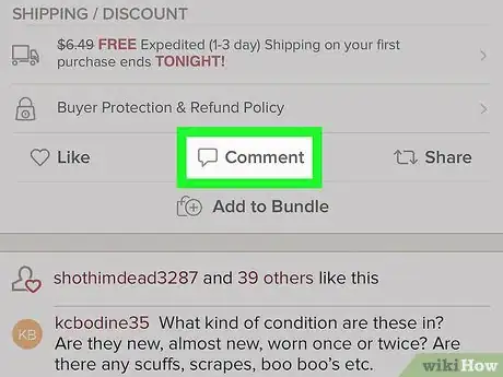 Imagen titulada Contact a Seller on Poshmark on iPhone or iPad Step 3