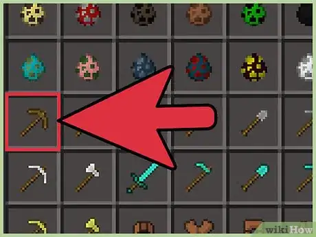 Imagen titulada Make a Pickaxe on Minecraft Step 8