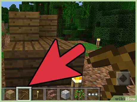 Imagen titulada Make a Pickaxe on Minecraft Step 9