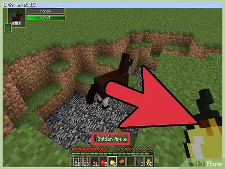 Imagen titulada Tame a Horse in Minecraft Step 5