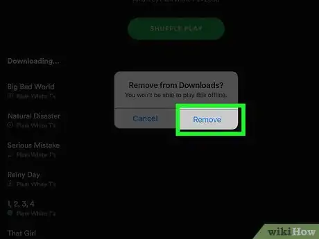 Imagen titulada Undownload Songs on Spotify on iPhone or iPad Step 7