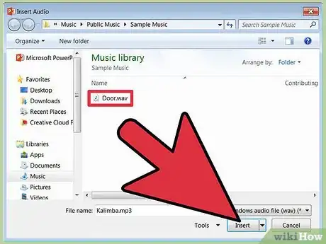 Imagen titulada Add Audio to Powerpoint 2010 Step 3