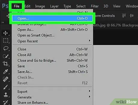 Imagen titulada Make Straight Lines in Photoshop Step 1