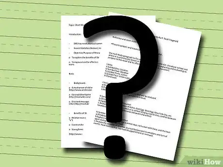 Imagen titulada Write an Outline for a Research Paper Step 1