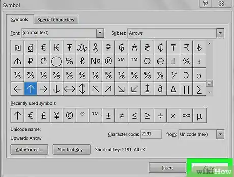 Imagen titulada Type an Arrow in Microsoft Word on PC or Mac Step 7