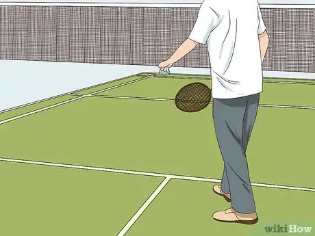 Imagen titulada Serve in Badminton Step 1