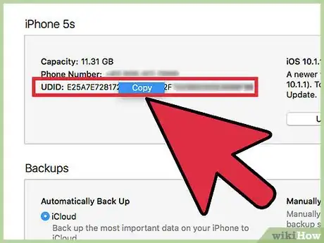 Imagen titulada Obtain the Identifier Number (UDID) for an iPhone, iPod or iPad Step 6