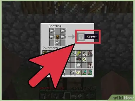 Imagen titulada Craft a Hopper in Minecraft Step 1