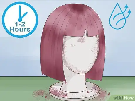 Imagen titulada Dye a Wig Using Acrylic Paint Step 14