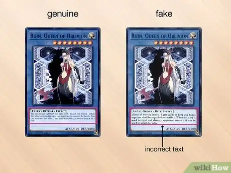 Imagen titulada Identify Fake Yu Gi Oh! Cards Step 3