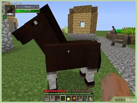 Imagen titulada Tame a Horse in Minecraft Step 3