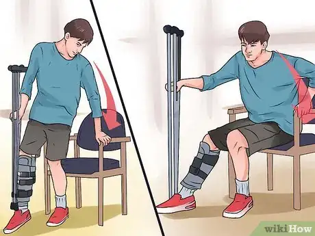 Imagen titulada Walk on Crutches Step 13