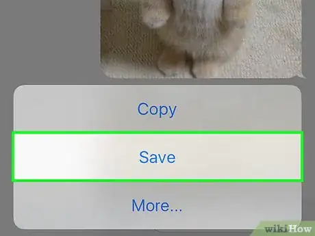 Imagen titulada Save Images or Videos from Text Messages on iPhone Step 4