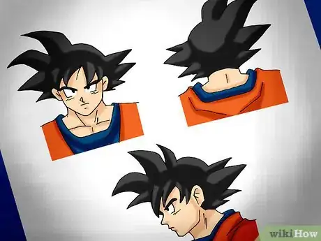 Imagen titulada Do Goku Hair Step 1