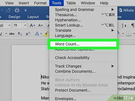 Imagen titulada Check a Word Count in Microsoft Word Step 5
