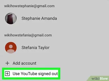 Imagen titulada Log Out of YouTube Step 7