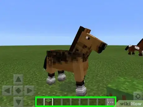 Imagen titulada Ride a Horse on Minecraft Step 2