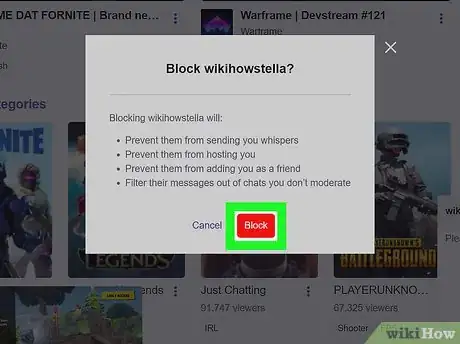 Imagen titulada Block Someone on Twitch Step 16