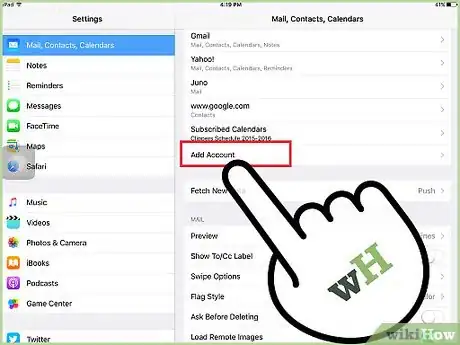 Imagen titulada Set up Email on an iPad Step 3