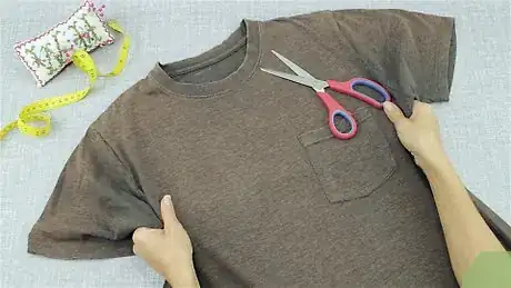 Imagen titulada Cut a Shirt Into a Crop Top Step 1