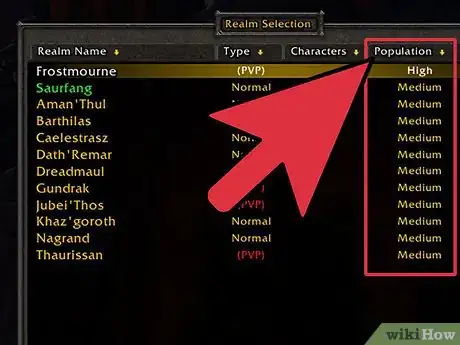 Imagen titulada Choose the Perfect Server_Realm for World of Warcraft Using Realm Pop Step 2