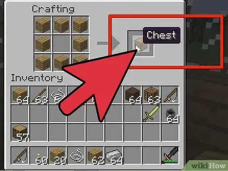 Imagen titulada Make a Chest in Minecraft Step 2