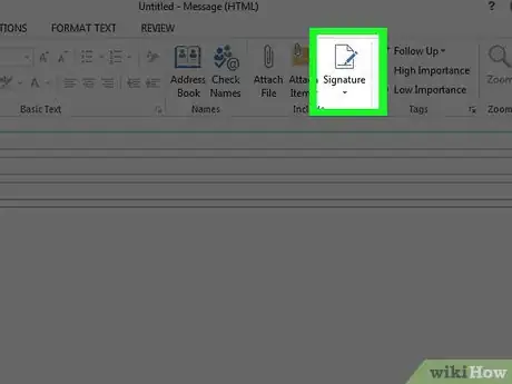Imagen titulada Add a Signature in Microsoft Outlook Step 16